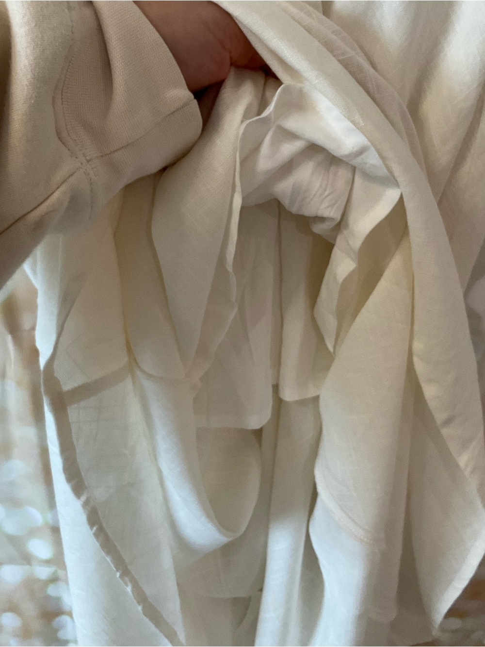 Hello Molly White and Black Linen Blend Dress - Picture 7 of 14